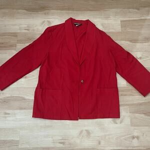 Vintage Sag Harbor Dark Red Blazer